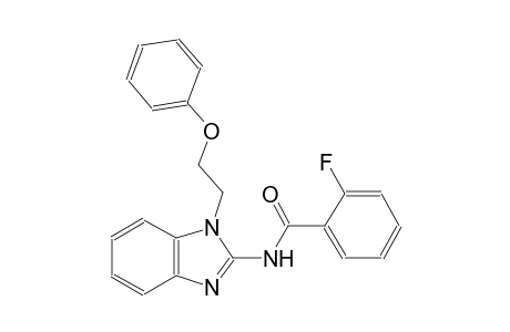 2-fluoro-N-[1-(2-phenoxyethyl)-1H-benzimidazol-2-yl]benzamide