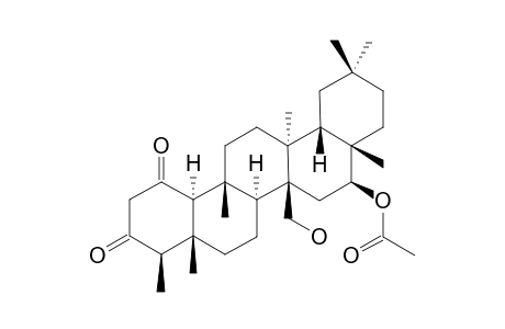 KOTALAGENIN-16-ACETATE;16-ACETOXY-26-HYDROXY-1,3-FRIEDELANEDIONE