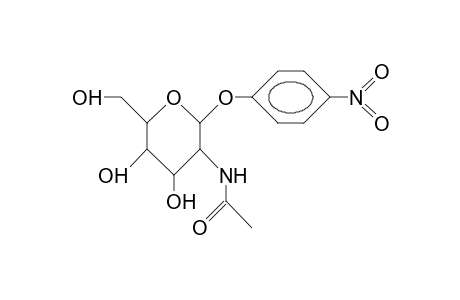 P-Nitro-phenyl 2-acetamido-2-deoxy-B-D-glucopyranoside