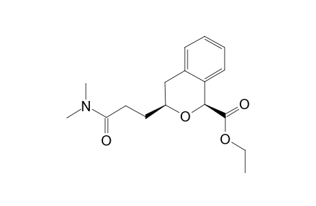 ETHYL-(1RS,3RS)-(+/-)-3-[2-(DIMETHYLCARBAMOYL)-ETHYL]-3,4-DIHYDRO-1H-2-BENZOPYRAN-1-CARBOXYLATE