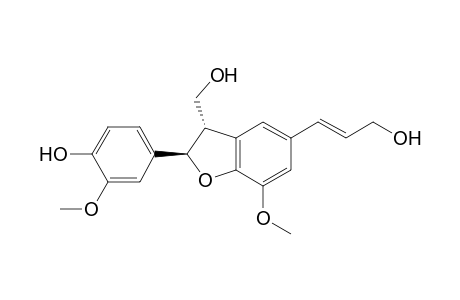 4-[(2R,3S)-3-(hydroxymethyl)-5-[(E)-3-hydroxyprop-1-enyl]-7-methoxy-2,3-dihydro-1-benzofuran-2-yl]-2-methoxyphenol