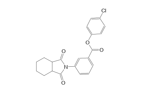benzoic acid, 3-(octahydro-1,3-dioxo-2H-isoindol-2-yl)-, 4-chlorophenyl ester