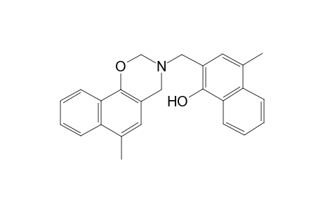 4-Methyl-2-((6-methyl-2H-naphtho[2,1-e][1,3]oxazin-3(4H)-yl)methyl)naphthalen-1-ol