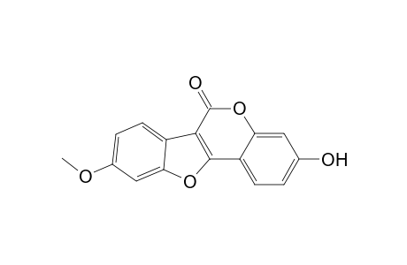 3-Hydroxy-9-methoxy-6-benzofuro[3,2-c][1]benzopyranone