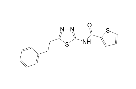 N-[5-(2-phenylethyl)-1,3,4-thiadiazol-2-yl]-2-thiophenecarboxamide