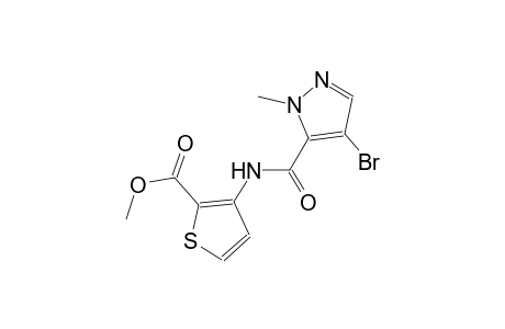 methyl 3-{[(4-bromo-1-methyl-1H-pyrazol-5-yl)carbonyl]amino}-2-thiophenecarboxylate