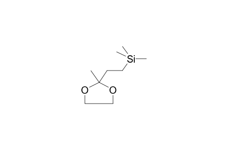 2-(2-TRIMETHYLSILYLETHYL)-2-METHYL-1,3-DIOXOLANE