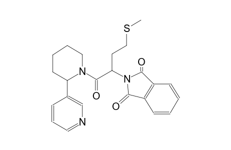 2-(3-(methylsulfanyl)-1-{[2-(3-pyridinyl)-1-piperidinyl]carbonyl}propyl)-1H-isoindole-1,3(2H)-dione