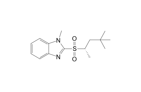 (S)-2-[(1,3,3-Trimethylbutyl)sulfonyl]-1-methylbenzimidazole