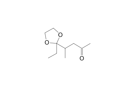 4-(2-Ethyl-1,3-dioxolan-2-yl)-2-pentanone