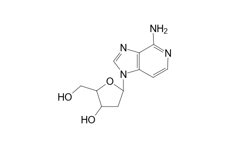 4-Amino-1-(2-deoxy-.beta.,D-erythropentofuranosyl)-1H-imidazo[4,5-c]pyridine (2'-Deoxy-3-deazadenosine)
