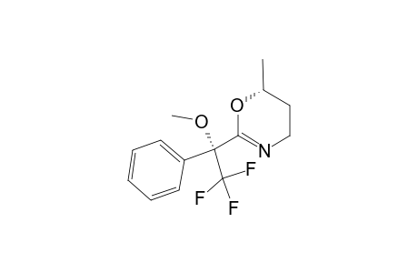 2-[(R)-ALPHA-METHOXY-ALPHA-(TRIFLUOROMETHYL)-BENZYL]-(R)-6-METHYL-5,6-DIHYDRO-4H-1,3-OXAZINE