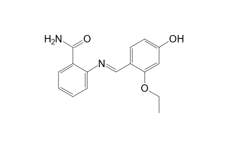 2-(2-ethoxy-4-hydroxybenzylideneamino)benzamide