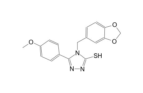 4H-1,2,4-triazole-3-thiol, 4-(1,3-benzodioxol-5-ylmethyl)-5-(4-methoxyphenyl)-
