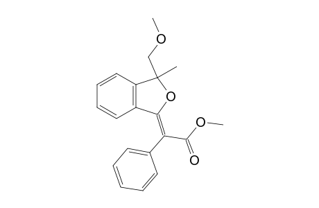 (Z)-3-[(2-Methoxycarbonyl-2-phenyl)methylene]-1-methoxymethyl-1-methyl-3H-isobenzofuran