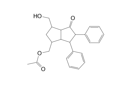 [6-Hydroxymethyl-2,3-diphenyl-1-oxooctahydropentalen-4-yl]methyl acetate
