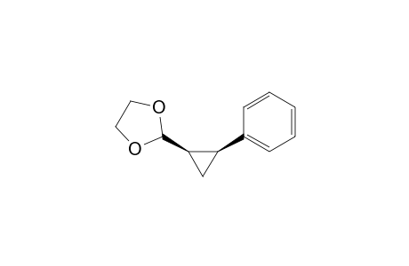 (R,S)-trans-2-(2-Phenyl-1-cyclopropyl)-1,3-dioxolane