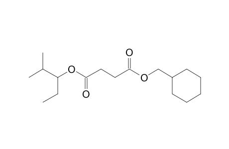 Succinic acid, cyclohexylmethyl 2-methylpent-3-yl ester