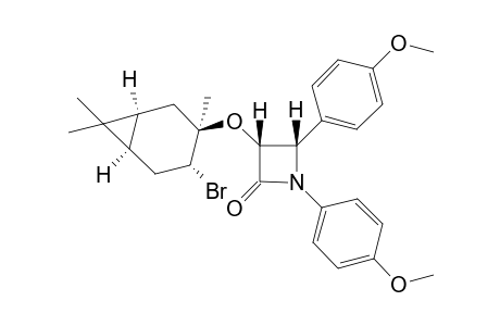 (3S/R,4R/S,1'S,3'R,4'R,6'R)-3-[4'-Bromo-3',7',7'-trimethylbicyclo[4.1.0]hept-3'-yloxy]-1,4-diphenylazetidin-2-one