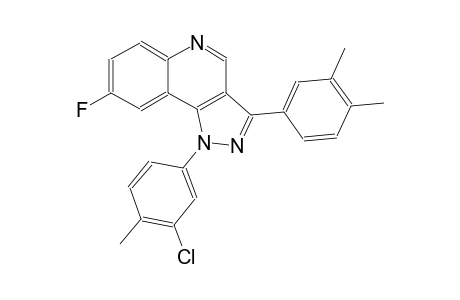 1-(3-chloro-4-methylphenyl)-3-(3,4-dimethylphenyl)-8-fluoro-1H-pyrazolo[4,3-c]quinoline