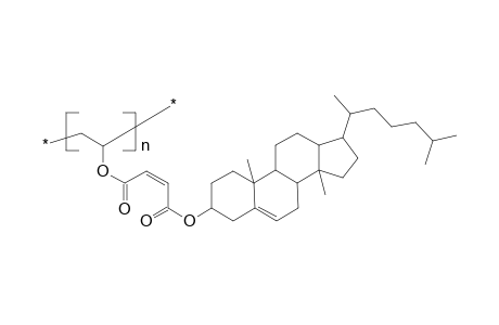 Poly[1-(cholesteryloxymaleoyloxy)ethylene]