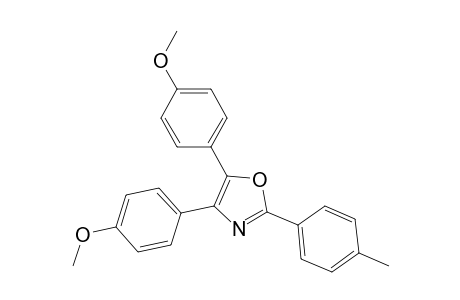 4,5-bis(4-methoxyphenyl)-2-(4-methylphenyl)-1,3-oxazole