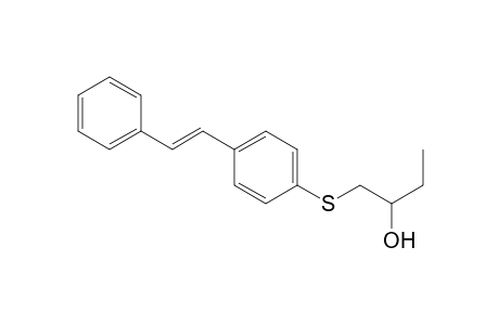 1-[4-[(E)-styryl]phenyl]sulfanylbutan-2-ol