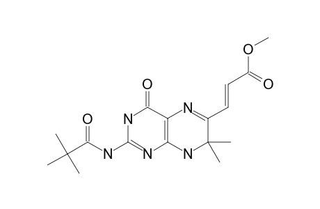 7,8-DIHYDRO-7,7-DIMETHYL-2-PIVALOYLAMINO-6-(2-METHYLCARBONYLVINYL)-PTERIDIN-4(3H)-ONE
