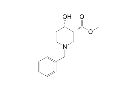 (4S,3R) N-Benzyl-4-hydroxy-3-ethoxycarbonylpiperidine