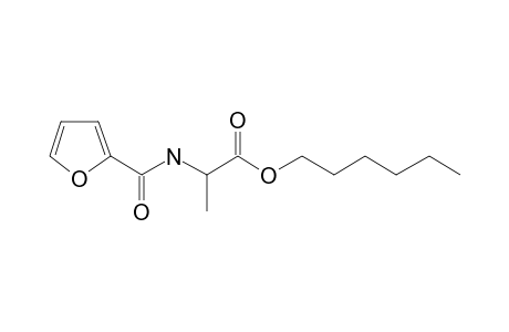 L-Alanine, N-(2-furoyl)-, hexyl ester