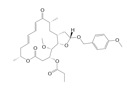 .beta.-Platenolide W1 4-Methoxybenzylacetal