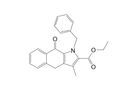 1-benzyl-9-keto-3-methyl-4H-benz[f]indole-2-carboxylic acid ethyl ester