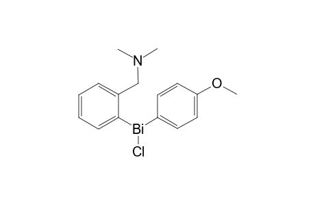 1-[2-[chloranyl-(4-methoxyphenyl)bismuthanyl]phenyl]-N,N-dimethyl-methanamine