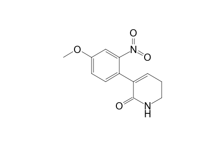 5,6-Dihydro-3-(4-methoxy-2-nitrophenyl)pyridin-2(1H)-one