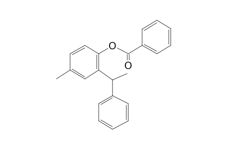 4-Methyl-2-(1-phenylethyl)phenyl benzoate