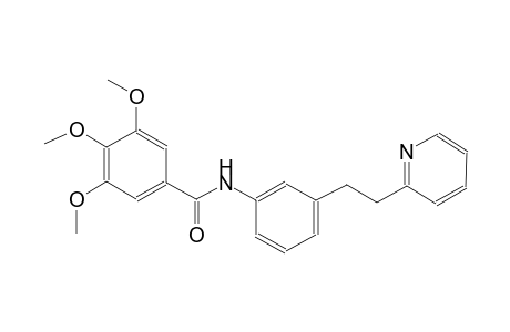 benzamide, 3,4,5-trimethoxy-N-[3-[2-(2-pyridinyl)ethyl]phenyl]-