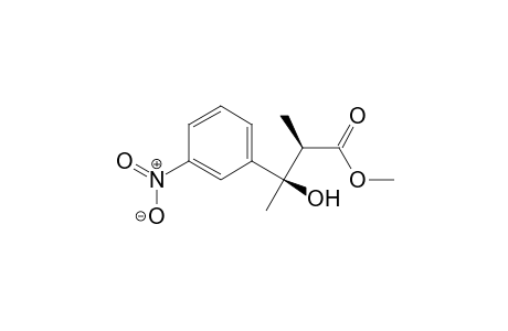 Syn-methyl 3-hydroxy-2-methyl-3-(3-nitrophenyl)butanoate