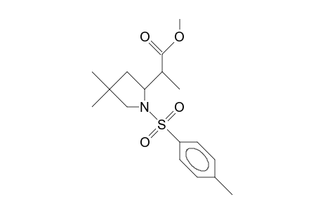 N-Tolysulfonyl-2S-(1R-methoxycarbonyl-ethyl)-4,4-dimethyl-pyrrolidine