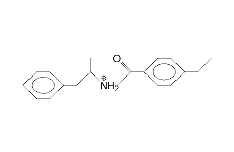 2-(2-Phenyl-isopropylamino)-4'-ethyl-acetophenone cation