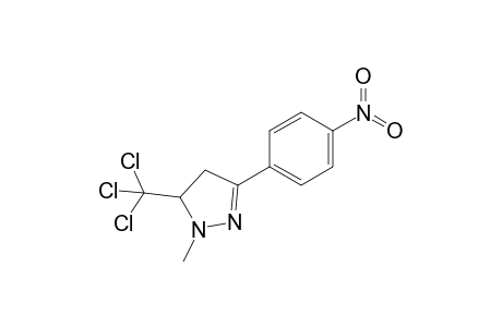 5-Trichloromethyl-1-methyl-3-(4-nitrophenyl)-2-pyrazoline