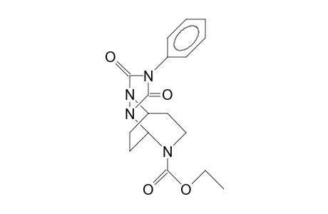 8-Ethoxycarbonyl-4-phenyl-2,4,6,8-tetraaza-3,5-dioxo-syn-tricyclo(5.3.2.0/2,6/)dodecane