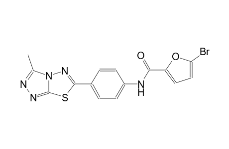 2-furancarboxamide, 5-bromo-N-[4-(3-methyl[1,2,4]triazolo[3,4-b][1,3,4]thiadiazol-6-yl)phenyl]-