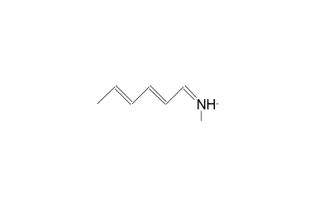 Dimethyl-(E,E)-2,4-hexadienylidene-iminium cation