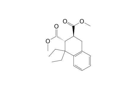 Dimethyl trans-1,1-diethyl-1,2,3,4-tetrahydro-2,3-naphthalenedicarboxylate