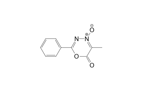 6H-1,3,4-Oxadiazin-6-one, 5-methyl-2-phenyl-, 4-oxide