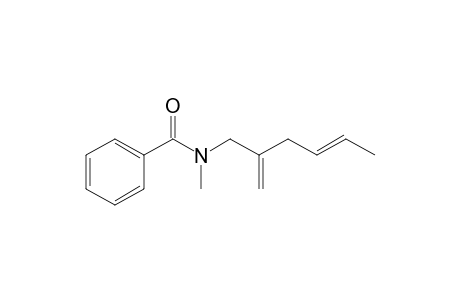 N-Methyl-N-[(E)-2-methylenehex-4-enyl]benzamide