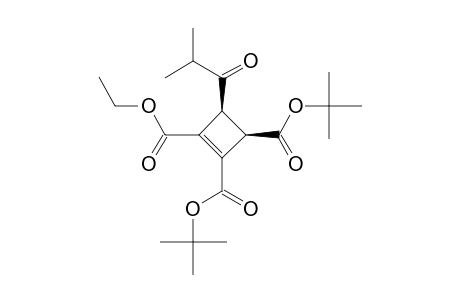 DI-TERT.-BUTYL-4-ISOBUTYRYL-1-(ETHOXYCARBONYL)-CYCLOBUT-1-ENE-2,3-DICARBOXYLATE