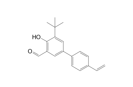 3-tert-Butyl-2-hydroxy-5-(4-vinylphenyl)benzaldehyde
