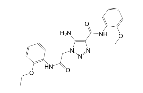 5-amino-1-[2-(2-ethoxyanilino)-2-oxoethyl]-N-(2-methoxyphenyl)-1H-1,2,3-triazole-4-carboxamide