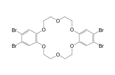 2,3,13,14-Tetrabromo-6,7,9,10,17,18,20,21-octahydrodibenzo[b,k][1,4,7,10,13,16]hexaoxacyclooctadecine